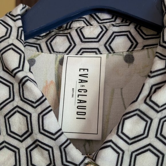 Eva & Clair Floral Button Down Dress - Picture 2 of 5